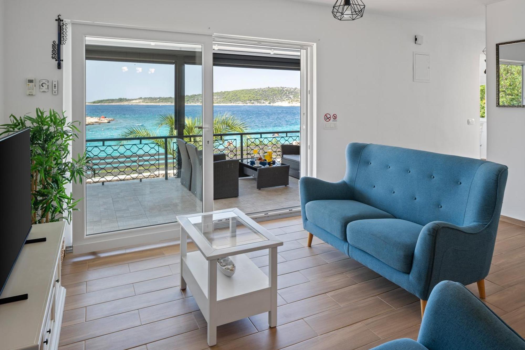 Seaside House For Families With Children Kanica, Rogoznica - 16304 חדר תמונה